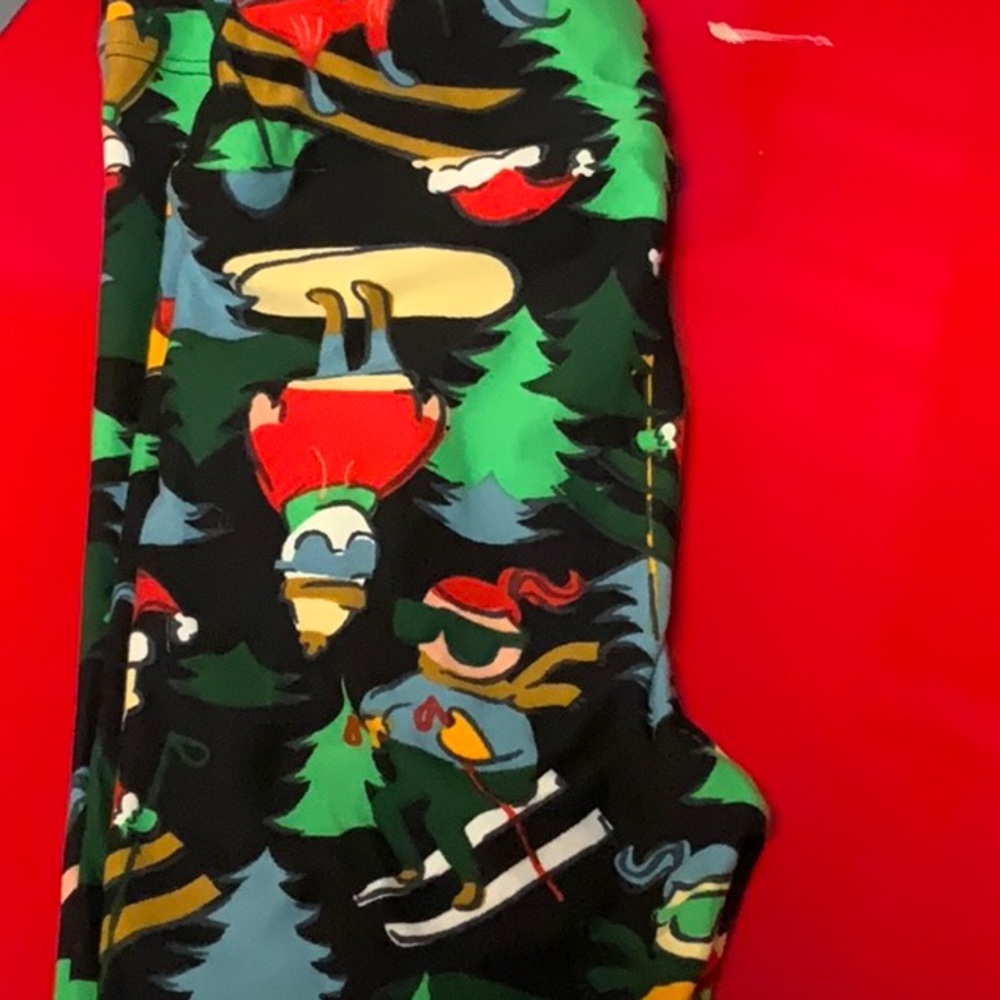 Lularoe kid’s Christmas leggings